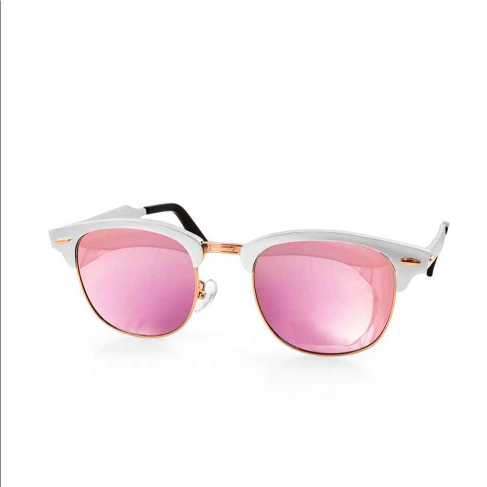AQS Milo 49mm Clubmaster Polarized Sunglasses